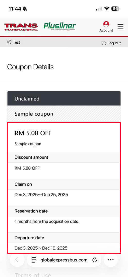 How do I claim Coupons from Coupon pages?