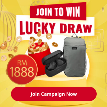 Answer survey to win RM1888 lucky cash reward and many more exciting prizes