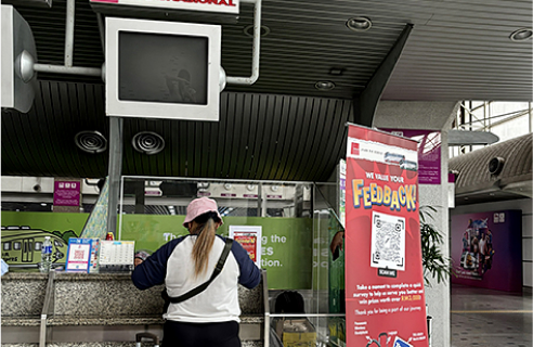 KL Sentral Plusliner Counter