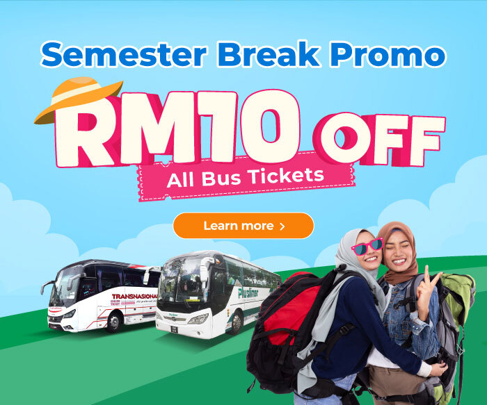 Sign up and get RM10 off your booking