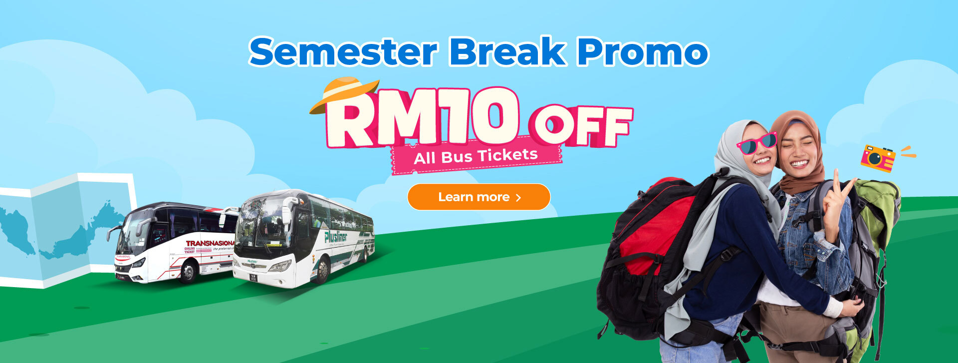 Sign up and get RM10 off your booking